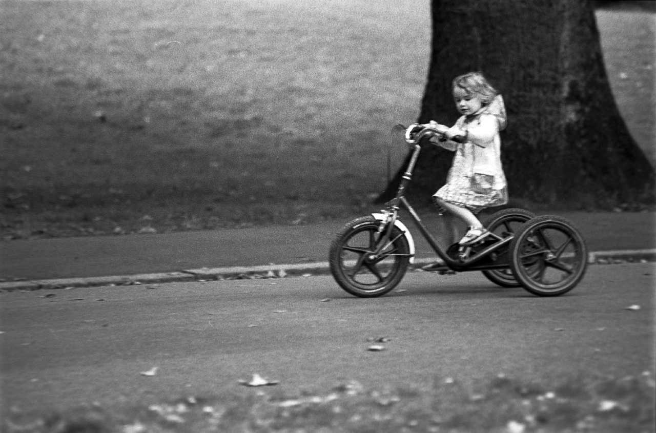 Riding my tricycle
